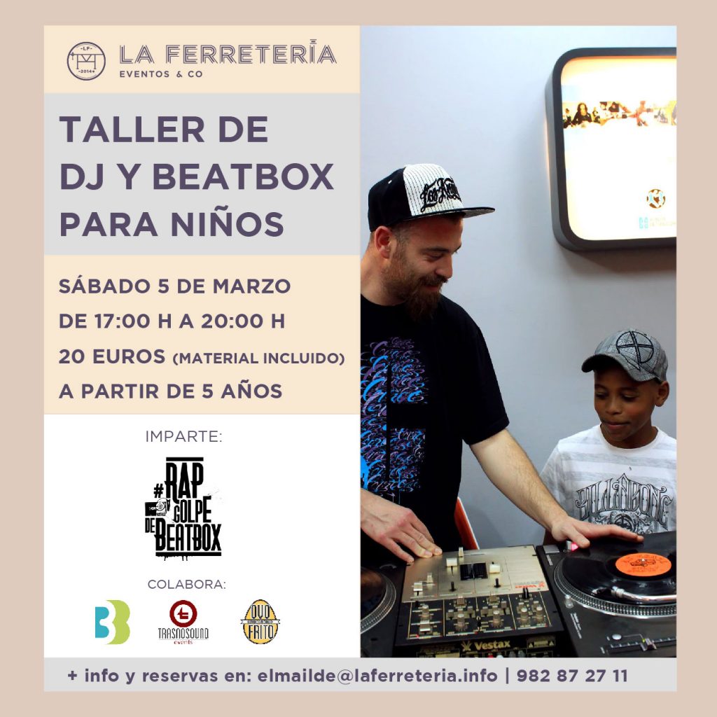 TALLER DJ Y BEATBOX para niños - La & Co
